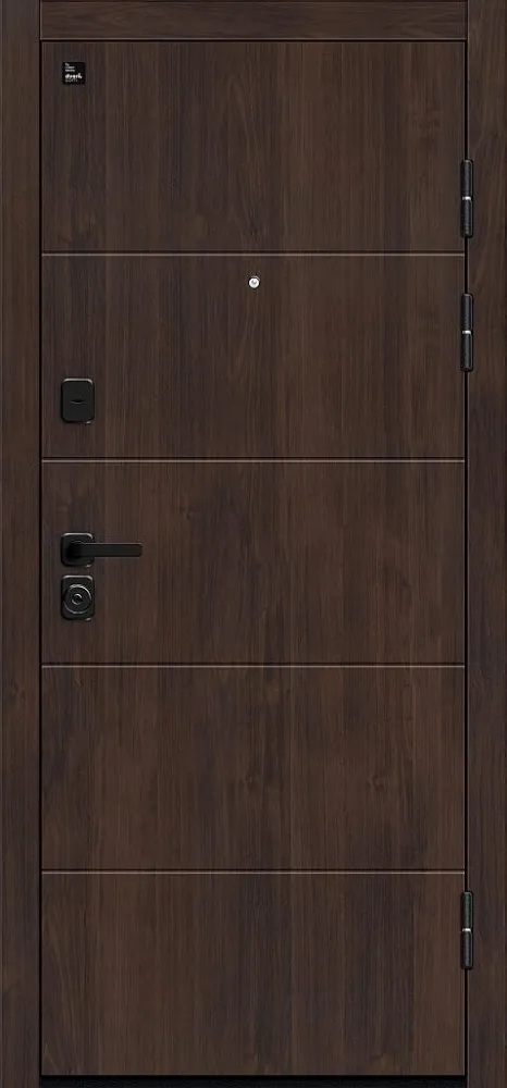 Дверь Райт/SBlack Almon/Cappuccino Melinga BR6496