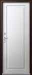 Дверь Термо-4 Шоколадный Муар - Кашемир Белый DIS007379 фото